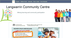 Desktop Screenshot of langwarrincc.org.au